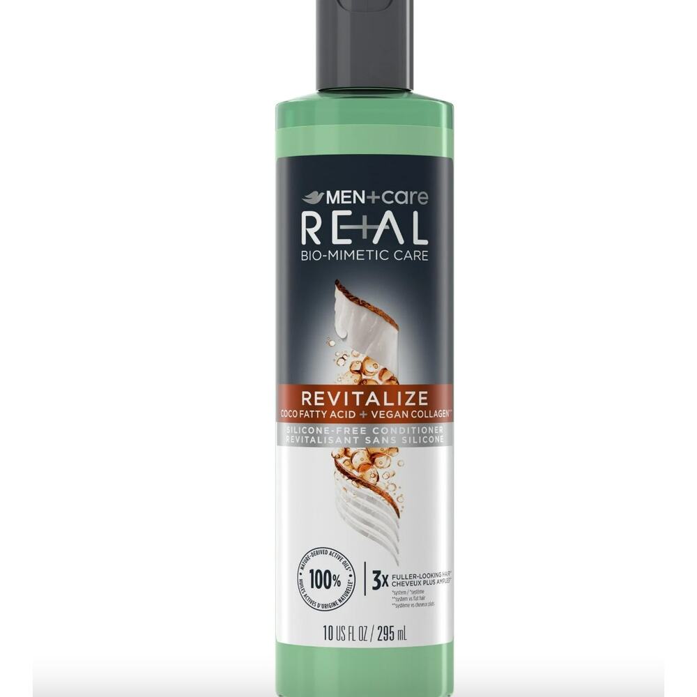 Dove Men+Care Real Bio-Mimetic Care Daily Conditioner w Vegan Collagen, 10 fl oz